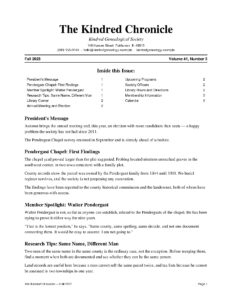 Kindred Chronicle — Fall 2023