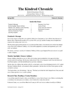 Kindred Chronicle — Spring 2023