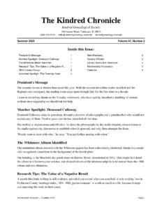 Kindred Chronicle — Summer 2023