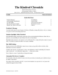 Kindred Chronicle — Fall 2024