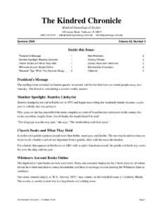 Kindred Chronicle — Summer 2024